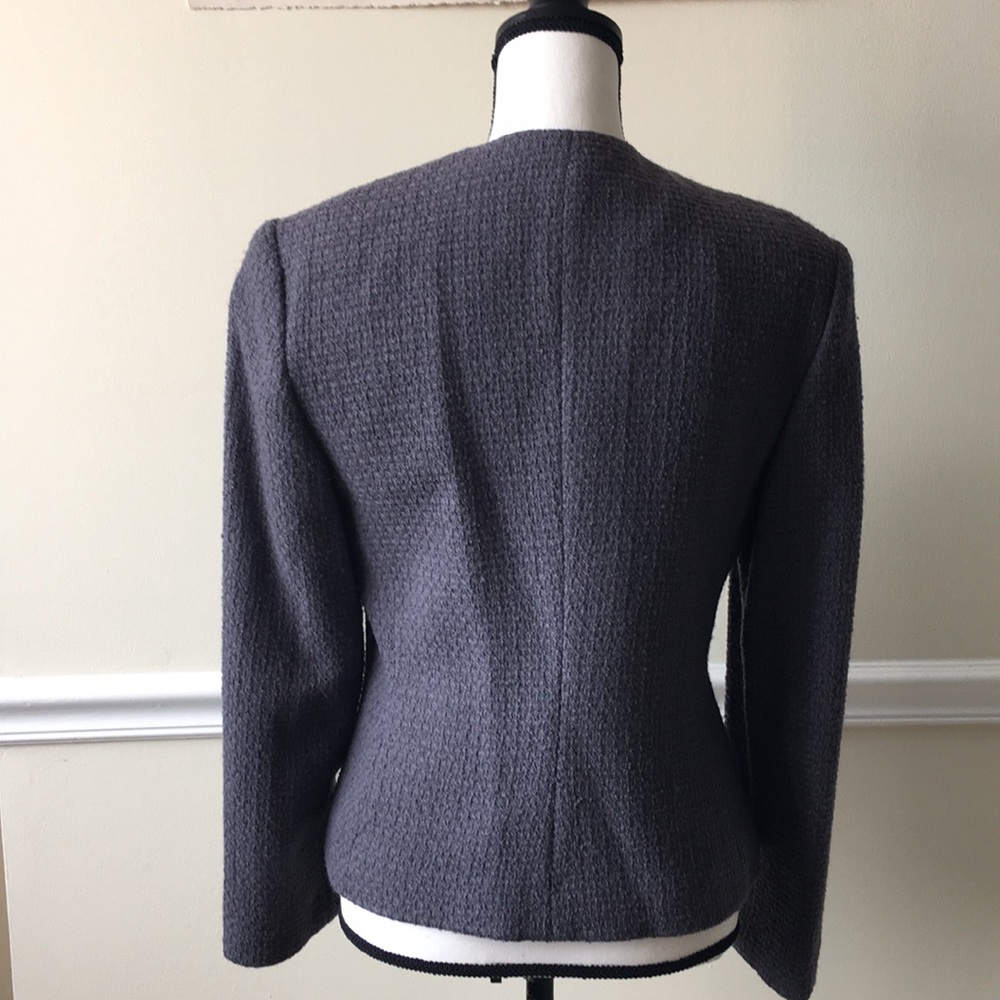 Purple dusty lavender wool blazer jacket goth - Picture 3 of 6